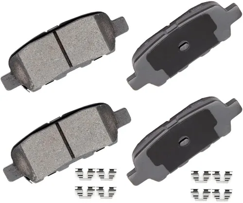 Vista 9 de cciyu - Juego de pastillas de freno de cerámica profesionales delanteras - Para Geo Prizm (1993-1997), Toyota Camry (1992-2001), Celica (1994-1997)