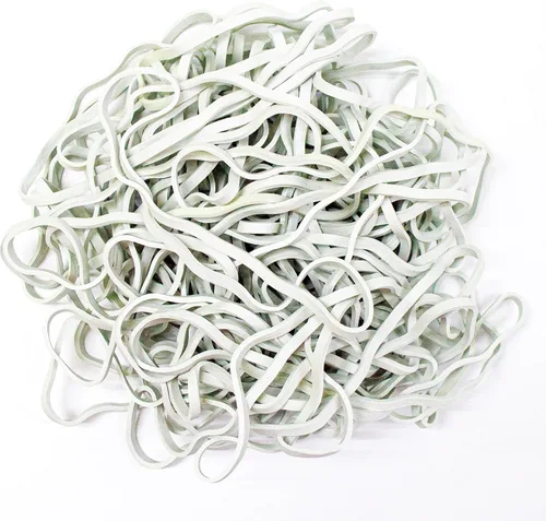 Vista 2 de Bandas de goma postales grandes de 8 pulgadas Bandas elásticas biodegradables resistentes (paquete de 60) Caucho natural Duraderas