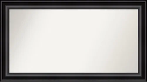 Vista 296 de Amanti Art Espejo personalizado, espejo de baño negro puente, espejo de pared o espejo de tocador de baño sobre el fregadero (26 x 26 pulgadas)