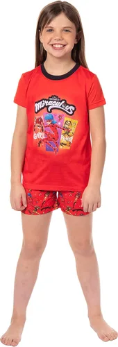 Vista 6 de INTIMO Miraculous Tales of Ladybug & Cat Noir - Conjunto de pijama para niña