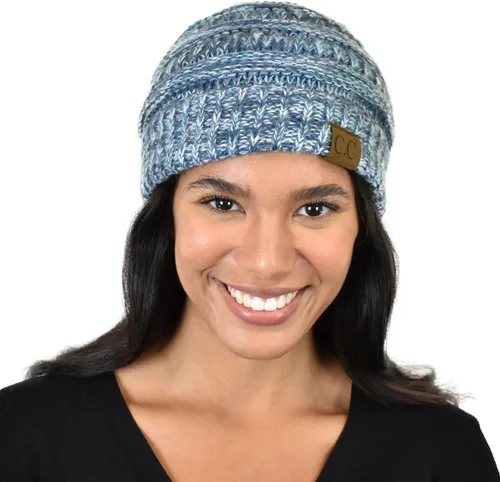 Vista 42 de C.C Trendy Warm Chunky Soft Stretch Cable Knit Beanie
