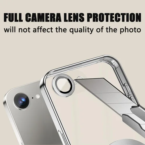 Vista 412 de Misscase Funda magnética con purpurina para iPhone 11 compatible con MagSafe, protección completa, delgada, a prueba de golpes, antiarañazos