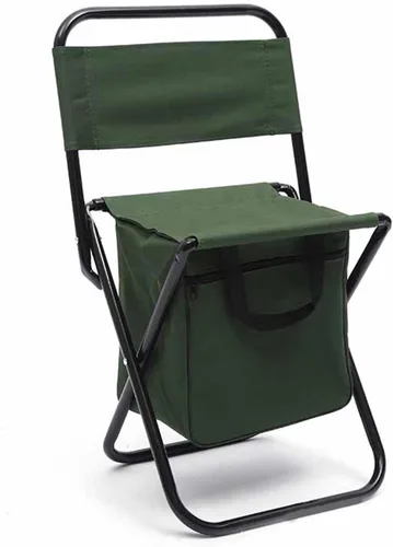 Vista 11 de Drfeify Foldable Chair, Portable Camping Seat with Storage Pocket Bag, Strong Bearing Capacity Oxford Cloth Fishing Chair for Outdoor Leisure (Blue)