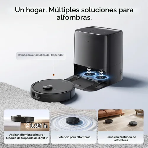 Vista 5 de roborock Nuevo robot aspirador y trapeador Qrevo 2 Pro 2026, succión
