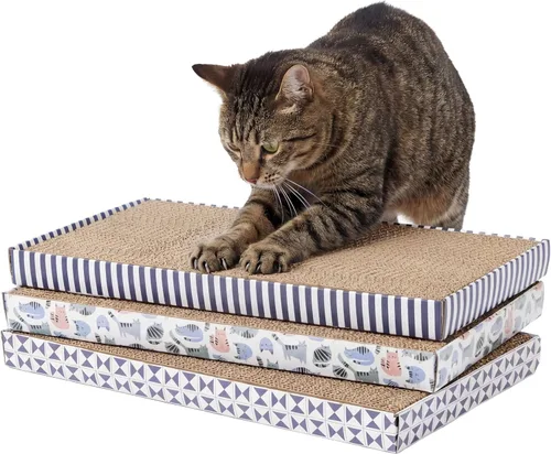 Vista 8 de Kitty City Clip rascador para gatos sobre la puerta – Soporte vertical para rascador para gatos – Protege muebles y puertas – Se adapta a la mayoría
