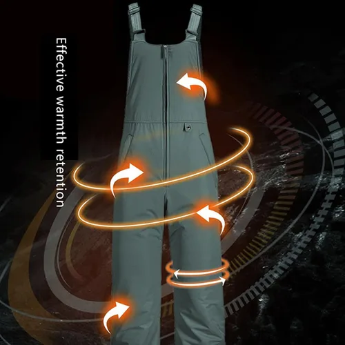 Vista 21 de Baberos de nieve para mujer, impermeables, aislados, para esquí, snowboard, invierno, cálidos, overoles, trajes de nieve Ripstop