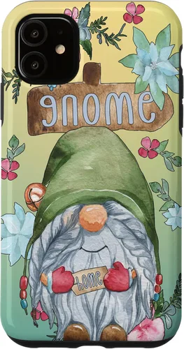 Vista 8 de Funny Gnome Home Graphic for Women and Garden Mom Spring Case for iPhone 17