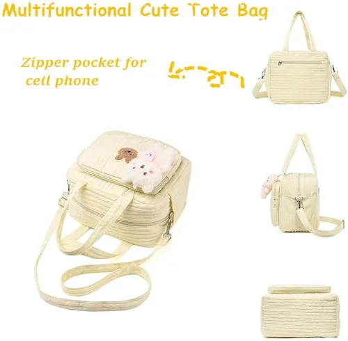 Vista 6 de C-Green Pañalera Tote - Bolsa de maternidad y viaje para mamá, bebé y cochecito - Bolsa de pañales