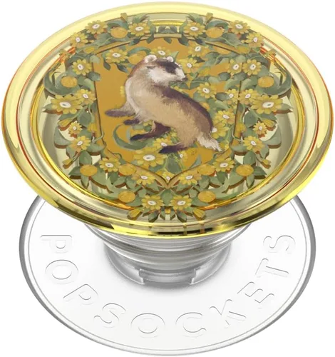 Vista 8 de PopSockets - Agarre para teléfono con soporte expandible, agarre adhesivo, Harry Potter - Cresta floral de Gryffindor