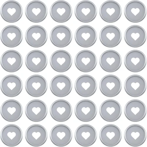 Vista 13 de HEVSTIL 11 piezas de discos expandibles de plástico en forma de corazón, discos de plástico para encuadernación de hojas sueltas, suministros