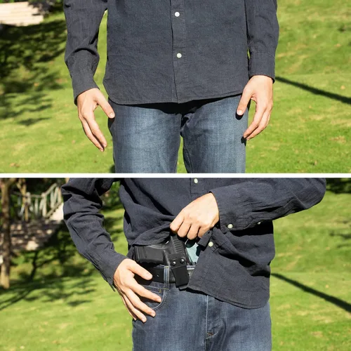 Vista 6 de Funda Kydex IWB para Taurus G3C / G2C/ PT111 G2/ PT140/G3C Toro con Olight PL Mini 2 Valkyrie montado en luz Corte óptico Mano derecha Se