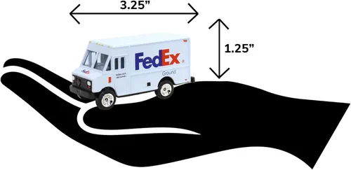 Vista 6 de 1/64 FedEx Ground Die-Cast Delivery Truck 1501187