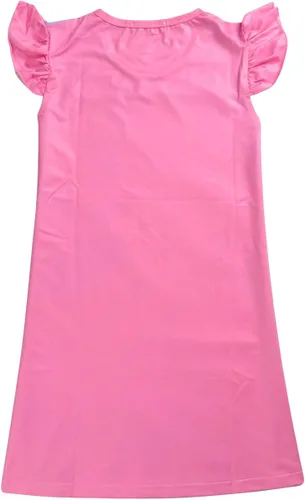 Vista 2 de Géneric CHXWTEAM - Disfraz de princesa melocotón para niñas, vestido de princesa melocotón con accesorios corona y aretes