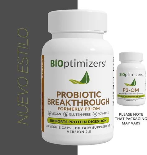 Vista 8 de BIOptimizers Probiotic Breakthrough – Lactobacillus Plantarum OM Probióticos y Prebióticos Suplemento de Salud para el Intestino, Digestivo