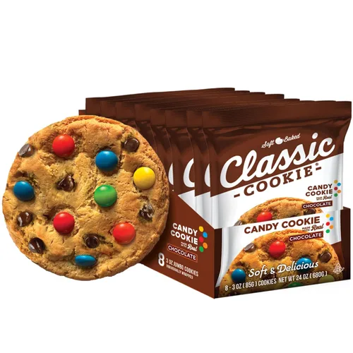 Vista 23 de Classic Cookie, Galletas horneadas suaves, galletas S'mores, 3 onzas, paquete de 8