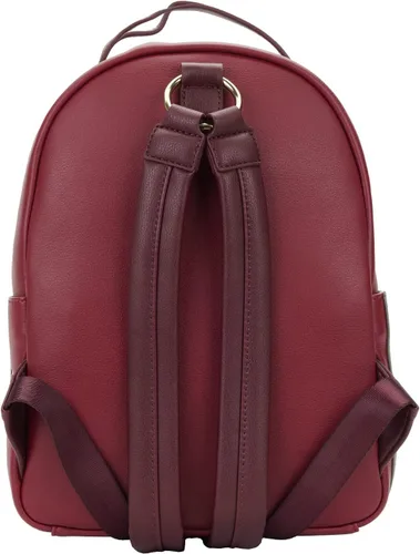 Vista 4 de Loungefly Marvel Avengers Iron Gauntlet Infinity Saga Hero Mini Mochila, Rojo -, Bolso de hombro