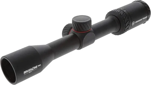 Vista 2 de Crimson Trace Brushline Pro Mira telescópica para rifle con construcción ligera y sólida, tapas para mira y paño para lentes para caza, tiro