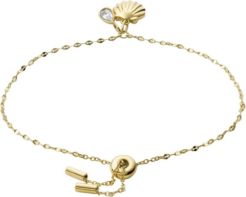 Vista 2 de Fossil - Pulsera de acero inoxidable para mujer, color oro rosa