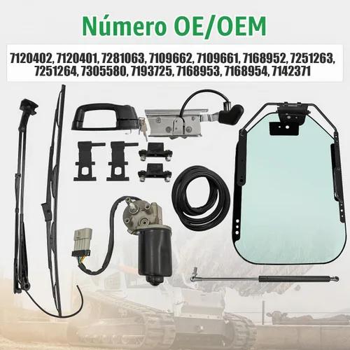 Vista 4 de 7120401 Conjunto de vidrio de puerta delantera con motor