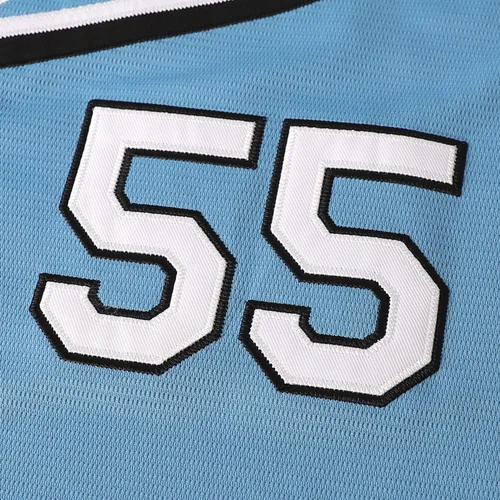 Vista 5 de Hombres 55 Kenny Powers Charros película béisbol Jersey cosido