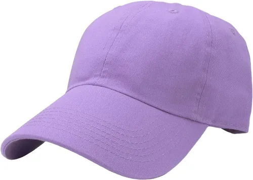 Vista 28 de Gorra de béisbol clásica Falari, sombrero de papá 100% algodón suave, talla ajustable Aguamarina