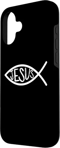 Vista 2 de iPhone 16 Ichthys Jesus - Christian Ichthus Fish - Fe - Funda Ichthys4m3