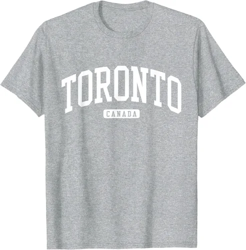 Vista 35 de Camiseta estilo universitario de Toronto Canada, Negro