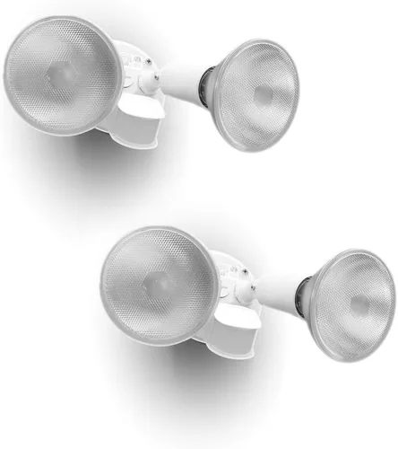 Vista 9 de LUTEC 1800LM Luz LED con Sensor de Movimiento al Aire Libre, Luz de Seguridad de Cabezal Doble, 3000K, Luz de Inundación Exterior Impermeable