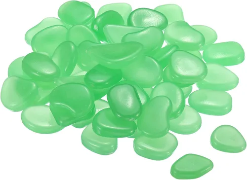 Vista 15 de MECCANIXITY 100 piedras brillantes de 0.78 a 1.18 pulgadas (20 a 1.181 in), decoración en la oscuridad, piedras luminosas, decoración de bricolaje