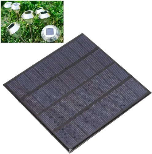 Vista 7 de Cargador de panel solar de polisilicio de 9V 2W (sin función de almacenamiento de energía) para lámpara solar de césped, lámpara de pared