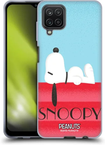 Vista 147 de Head Case Designs Snoopy Deco Dreams - Funda de gel con licencia oficial de Peanuts Blue Pattern [protección de grado militar] compatible con Google