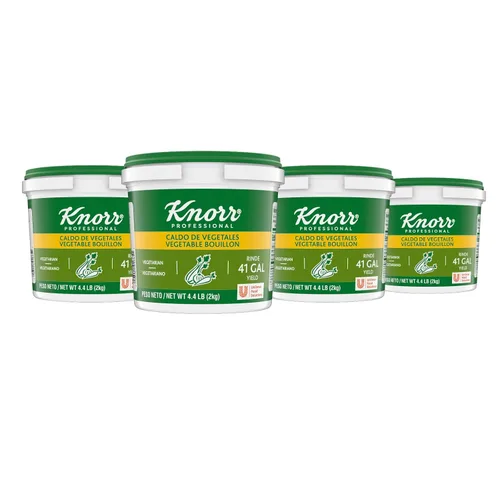 Vista 10 de Knorr Professional Caldo de Res, caldo de carne con base granulada de sabor a carne, caldo como base, marinada, potenciador de sabor, conveniente