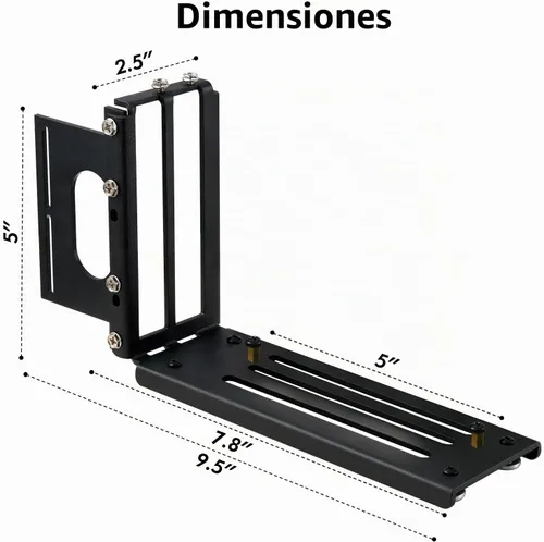 Vista 2 de PCIE 5.0 Vertical GPU Mount Bracket 3 Slots, for eGPU Dock & External GPU