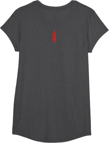 Vista 127 de Slipknot Tribal Calavera playera, niños 12, Rojo