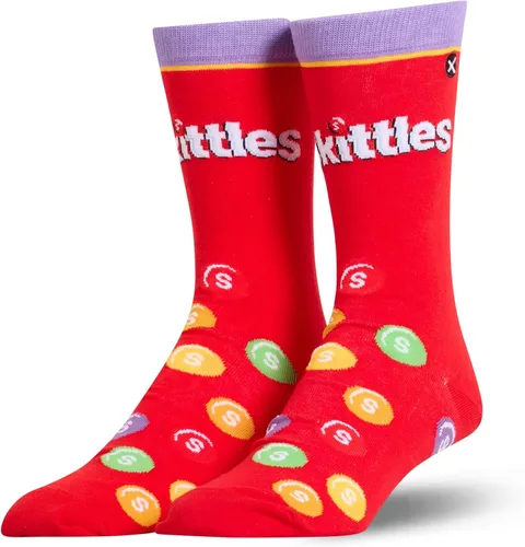 Vista 30 de Odd Sox Calcetines Candy Novelty Crew – Grande/Mediano – Mezcla de algodón suave – Dulces masticables agridulces – Divertidas golosinas coloridas