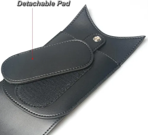 Vista 4 de Bolsa de Tanque de Combustible de Cuero Desmontable para Harley Dyna FXD Street Bob Low Rider Wide Glide 2006-2017