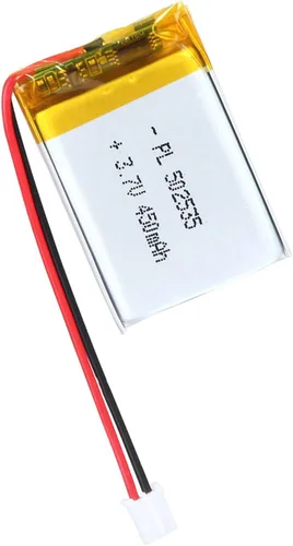 Vista 17 de 503040 3.7V Lipo Batería 600mAh Batería recargable de polímero de litio con conector JST PH2.0.000 in para dispositivo electrónico