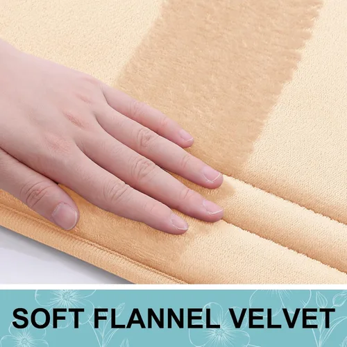 Vista 3 de Grandaily Alfombra de Baño de Espuma Viscoelástica 24x16, Ultra Suave, Antideslizante y Absorbente, Alfombras de Baño Lavables a Máquina y Secables