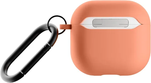 Vista 2 de Native Union Funda activa para AirPods 4 y AirPods 4 con cancelación activa de ruido, funda de silicona mate suave y sedosa con clip para fijar