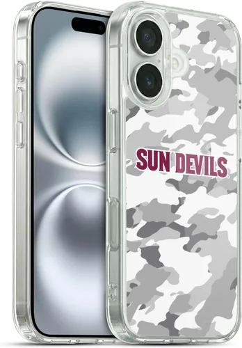 Vista 93 de Head Case Designs Funda de gel ASU Camou con licencia oficial de la Universidad Estatal de Arizona [protección de grado militar] compatible