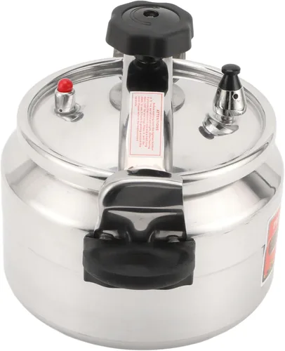 Vista 5 de Cocina eficiente con la olla a presión a prueba de explosiones de gran capacidad, ideal para estufas de gas y cocinas de inducción, versátil y (4L)