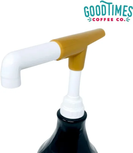 Vista 3 de Good Times Coffee Co. Bombas de salsa compatibles con Ghirardelli, paquete 1/2 fl oz por bomba, válvula sin goteo, sin BPA, diseño reutilizable