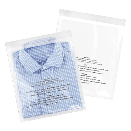 Vista 16 de iMailer - 100 unidades - 6 x 9 pulgadas, bolsas de polietileno transparentes con advertencia de asfixia autosellantes 1.6 mil para tarjetas y sobres