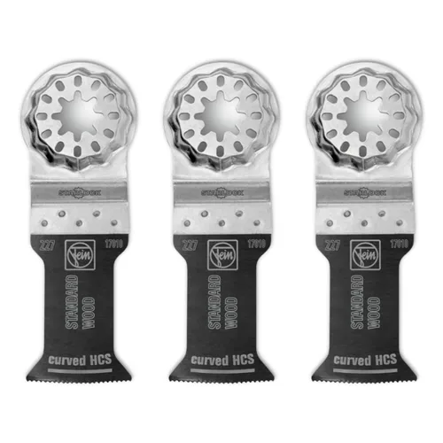 Vista 10 de Fein Starlock 6350222727260 - Hoja de sierra curvada estándar E-Cut, corte de precisión para madera, paneles de yeso y plásticos con dientes