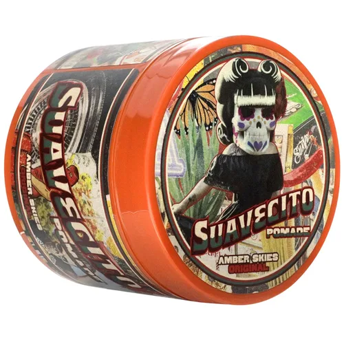 Vista 7 de Suavecito Pomade Original Hold For Men 4 oz, 1 paquete – Gel de cabello sin escamas de brillo medio como cera a base de agua – Fácil de lavar – Se