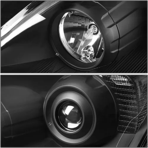 Vista 2 de DNA Motoring HL-HPL-HCRC07-BK-CL1 Conjunto de faro delantero lado del pasajero)