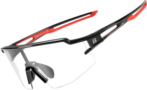 Vista 2 de ROCKBROS Gafas de sol polarizadas con gafas de sol deportivas fotocromáticas