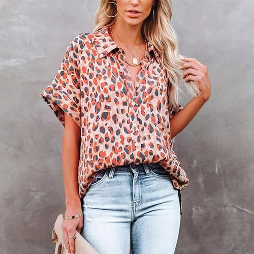 Vista 4 de Conjunto de camiseta elegante con estampado de rayas para mujer
