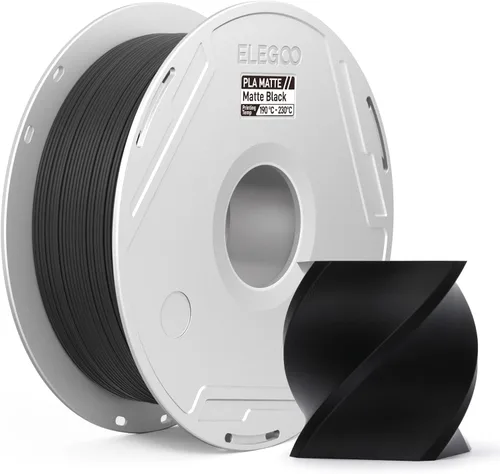 Vista 40 de ELEGOO Filamento de ácido poliláctico (PLA) mate 1.75mm Beige 1KG, filamento de impresora 3D de alta precisión, carrete de 1kg (2.2lbs) Compatible