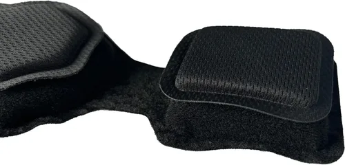 Vista 2 de Almohadillas tácticas para casco, universal Airsoft para exteriores, repuesto interno de espuma viscoelástica, kit de acolchado para casco